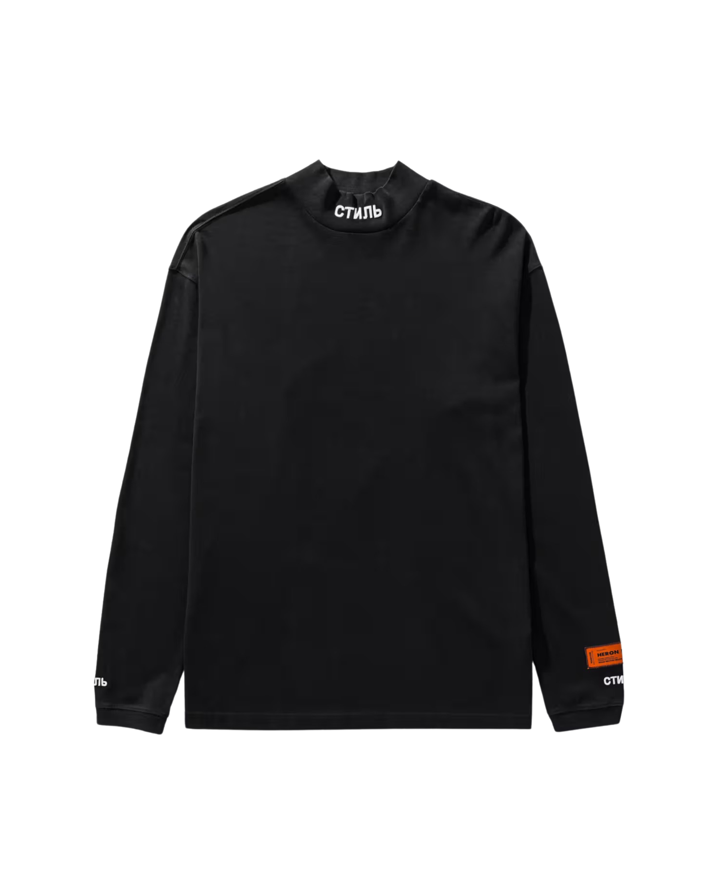 Heron Preston Ctnmb Turtleneck T-Shirt - "Black"
