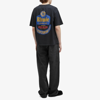 Rhude Grand Cru T-Shirt - "Vintage Black"