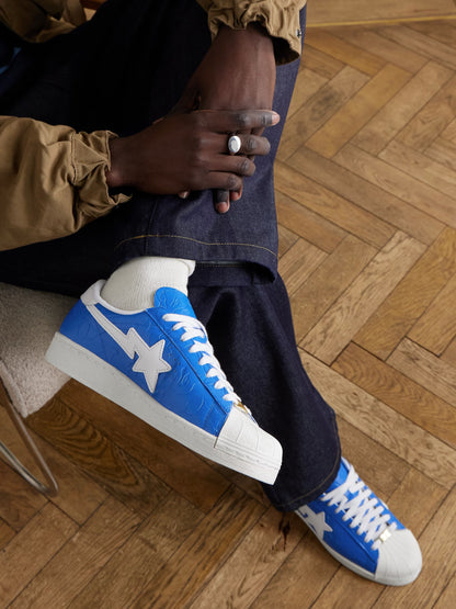 Bape x Superstar Vintage - "Blue/White"