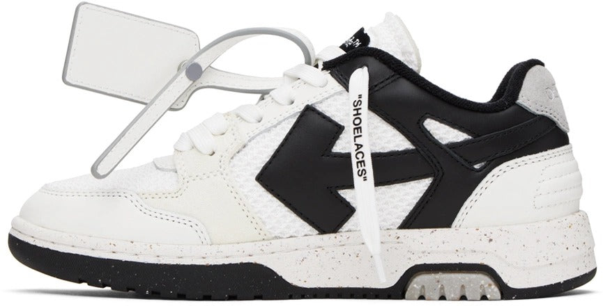 OFF-WHITE Out Of Office OOO Low Tops - "White/"Black