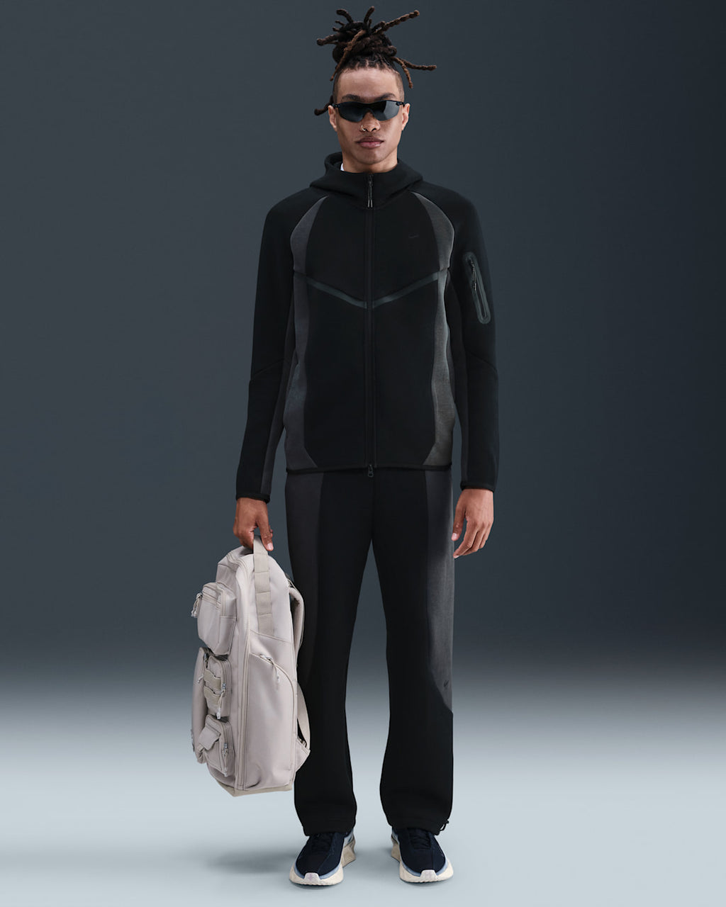 Nike Tech Pro Fleece Set - "Black/Anthracite"