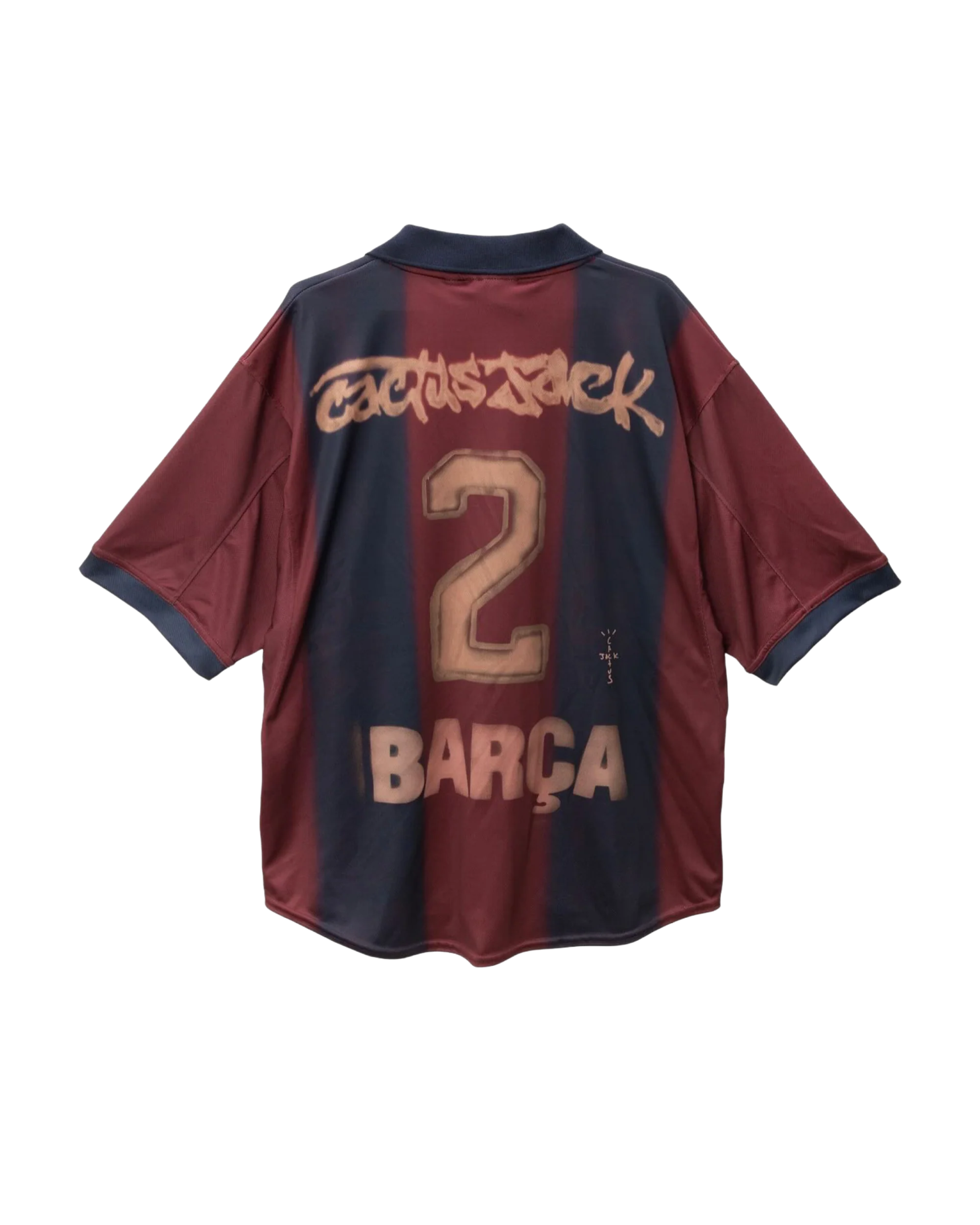 FC Barcelona x Travis Scott 2000/01 Retro Football Shirt