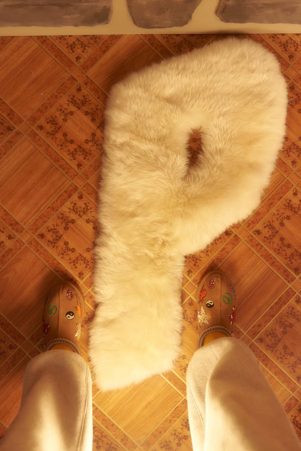 UGG x Palace Tasman Slippers - "Chestnut"