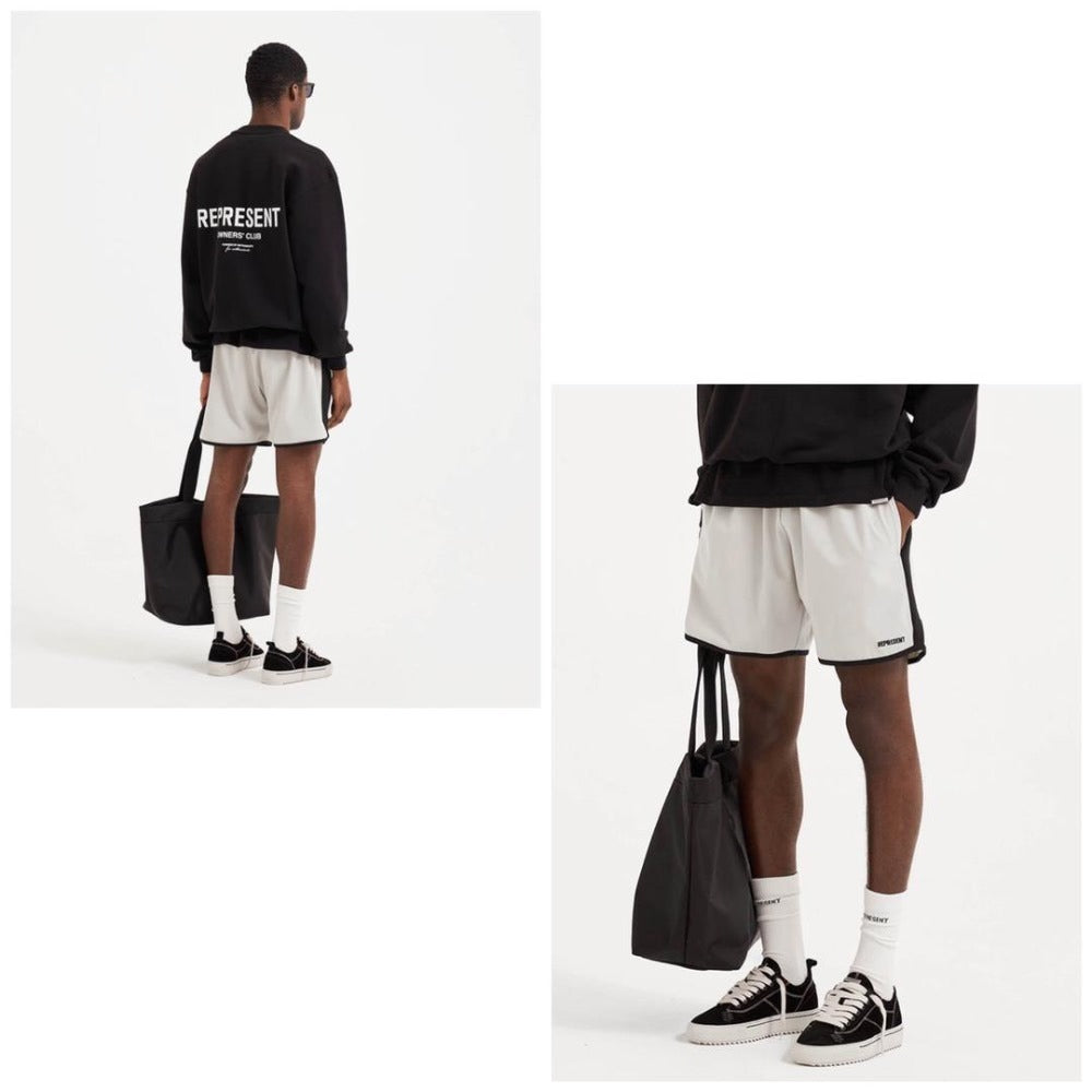 Represent Souvenir Shorts - "Concrete"