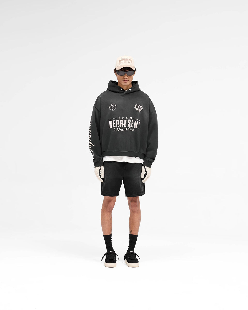 Represent World Championship Hoodie - "Stained Black"