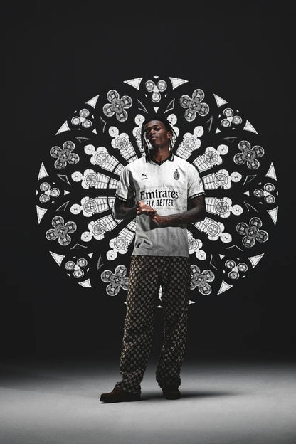AC Milan x Pleasures 2023/24 Light Version Football Shirt