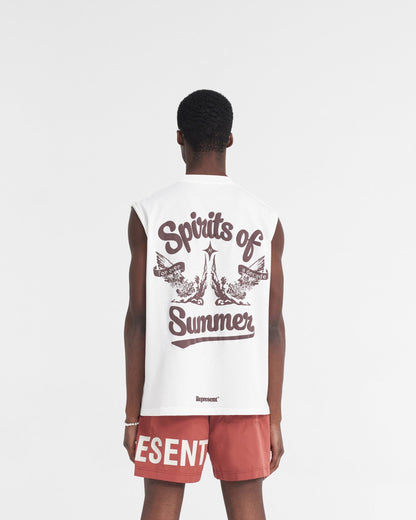 Represent Spirits Of Summer Tank - "Flat White"