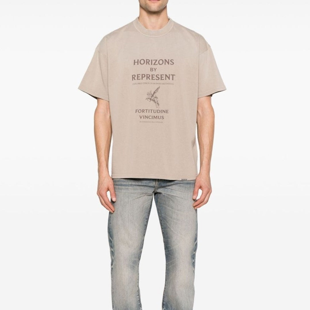 Represent Horizons T-Shirt - "Washed Taupe"