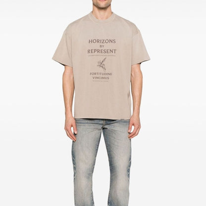 Represent Horizons T-Shirt - "Washed Taupe"