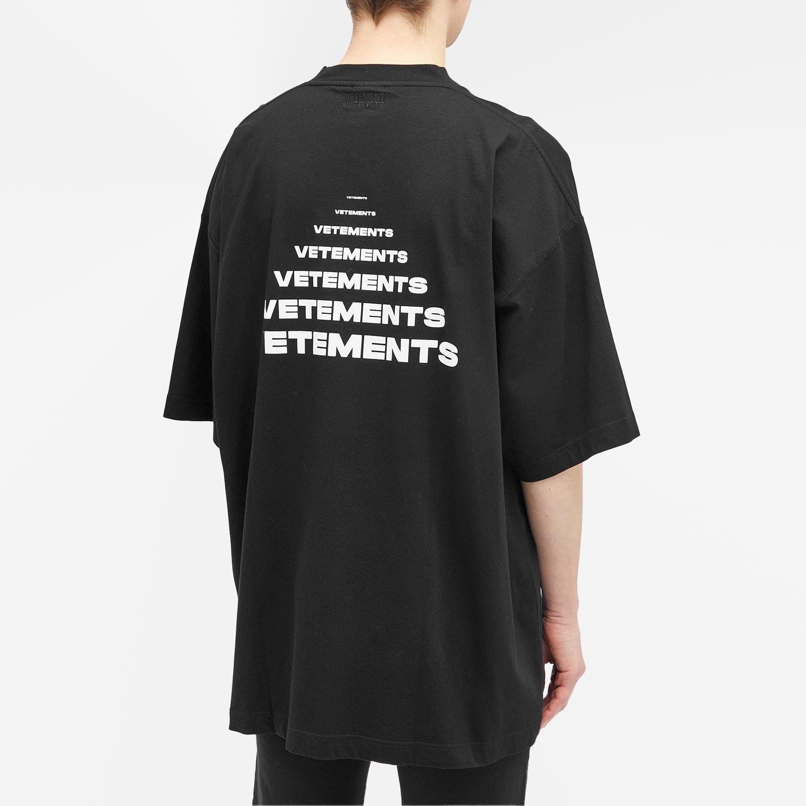 Vetements Pyramid Logo T-Shirt - "Black"