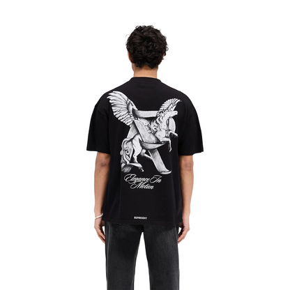 Represent Elegance In Motion T-shirt - "Jet Black"