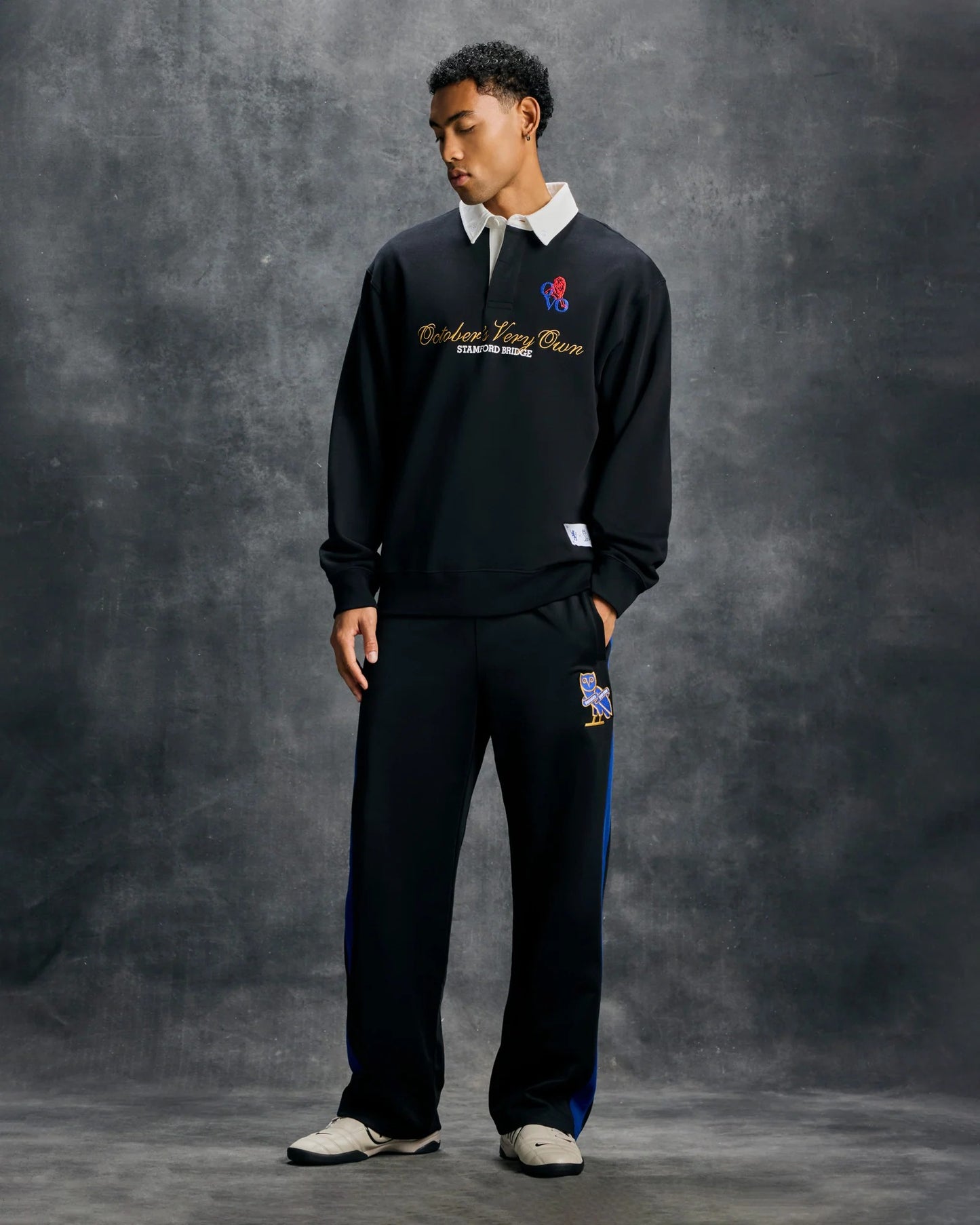 OVO x Chelsea FC Rugby Sweatshirt - "Black"