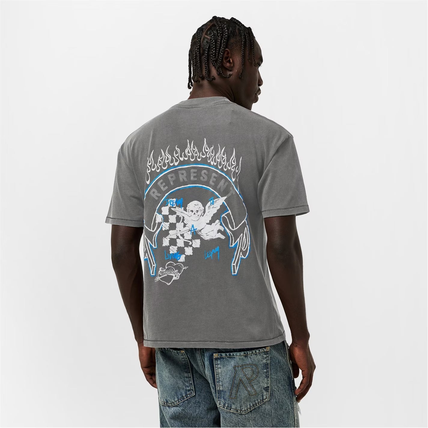 Represent Rep Legacy Tee Sn54 - "Vintage Grey"