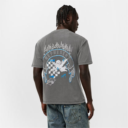 Represent Rep Legacy Tee Sn54 - "Vintage Grey"
