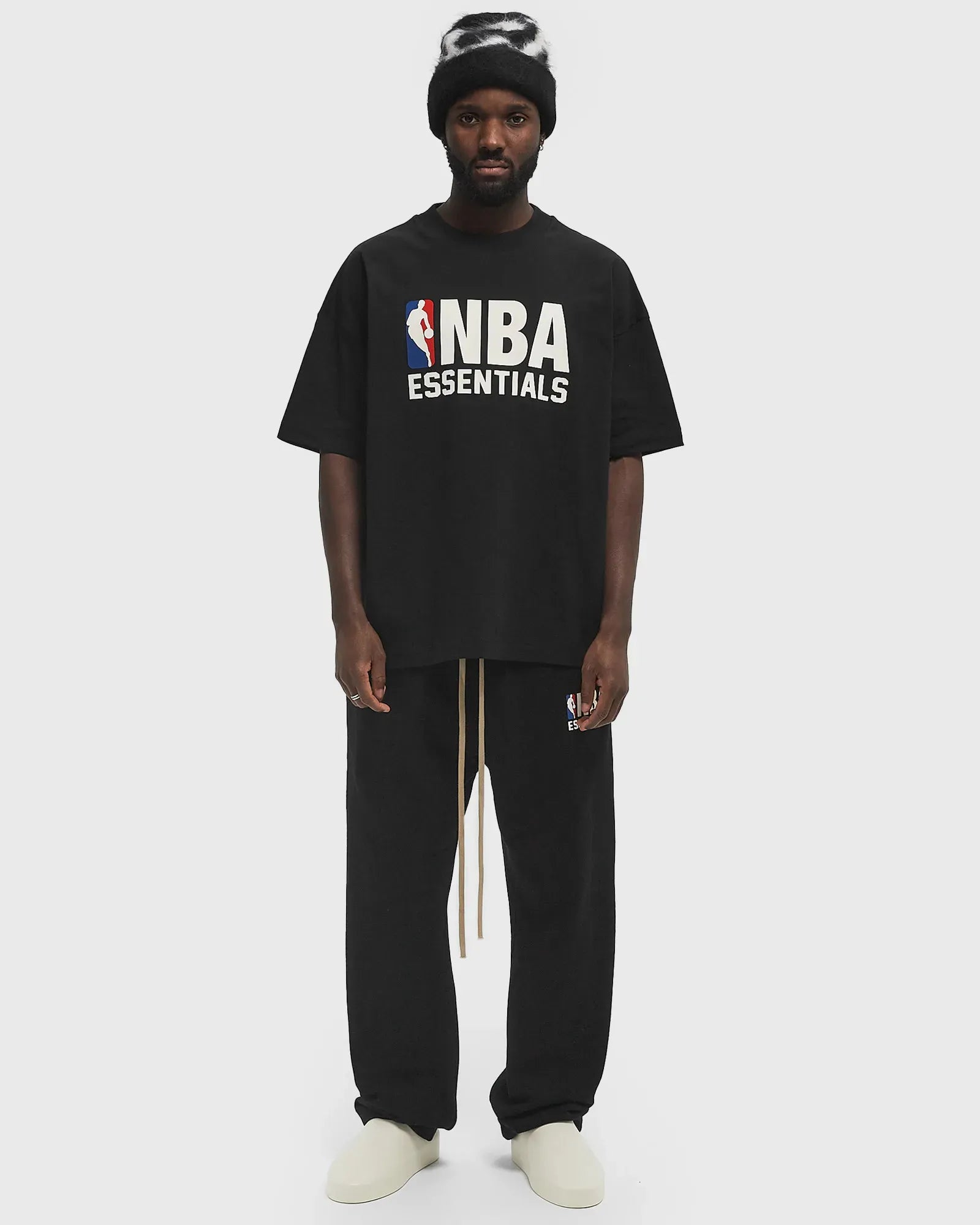 Fear of God Essentials x NBA Relaxed Sweatpant - "Black"