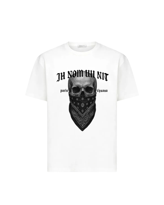 Ih Nom Uh Nit Skull 20 T-shirt - "White"