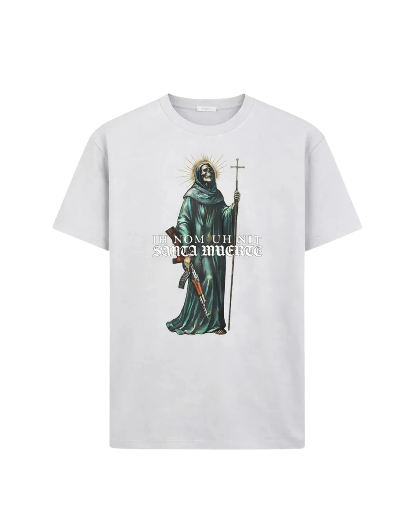 Ih Nom Uh Nit White Santa T-shirt - "White"