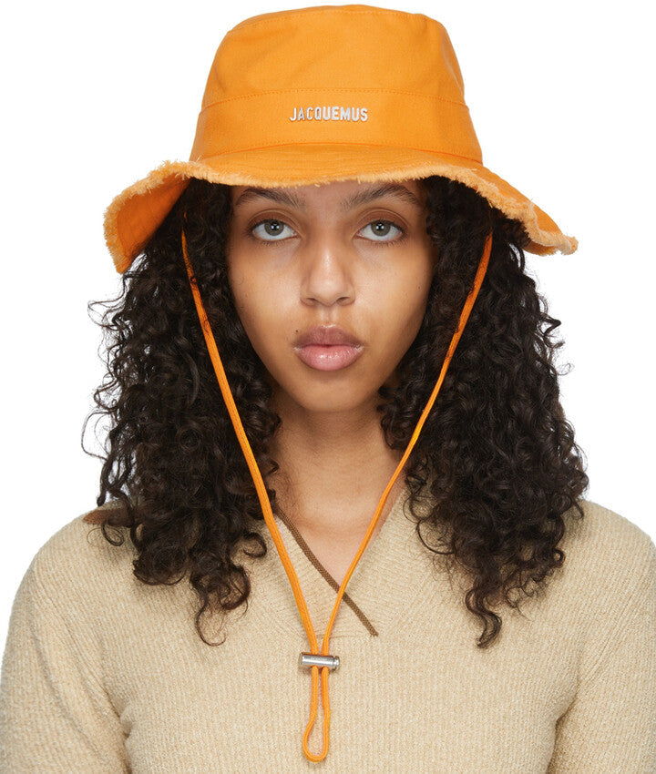 Jacquemus Le Bob Artichaut Bucket Hat - "Orange"