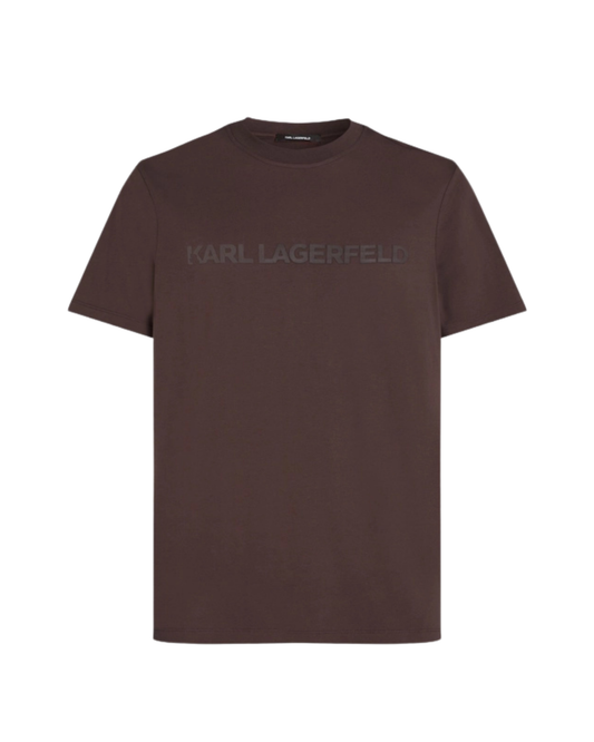 Karl Lagerfeld Print T-shirt - "Brown"