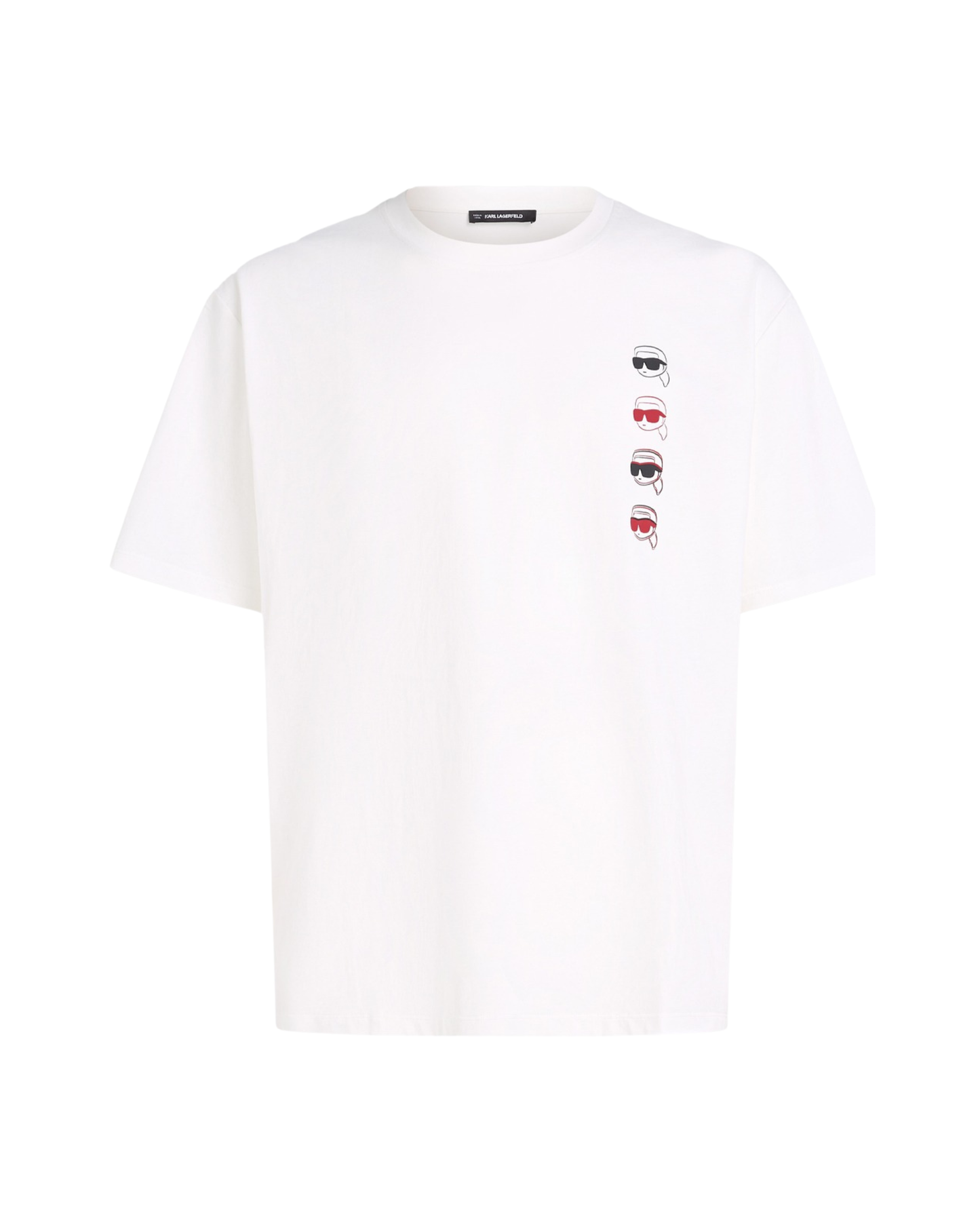 Karl Lagerfeld Ikon Fusion T-Shirt - "White"