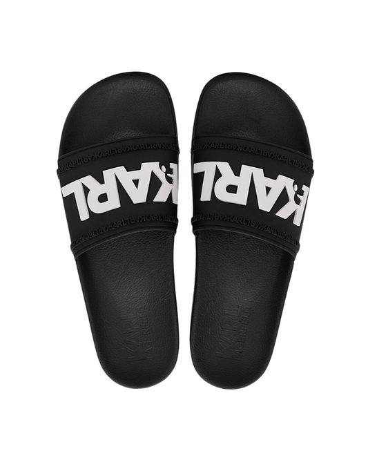 Karl Lagerfeld Kondo Slides - "Black"