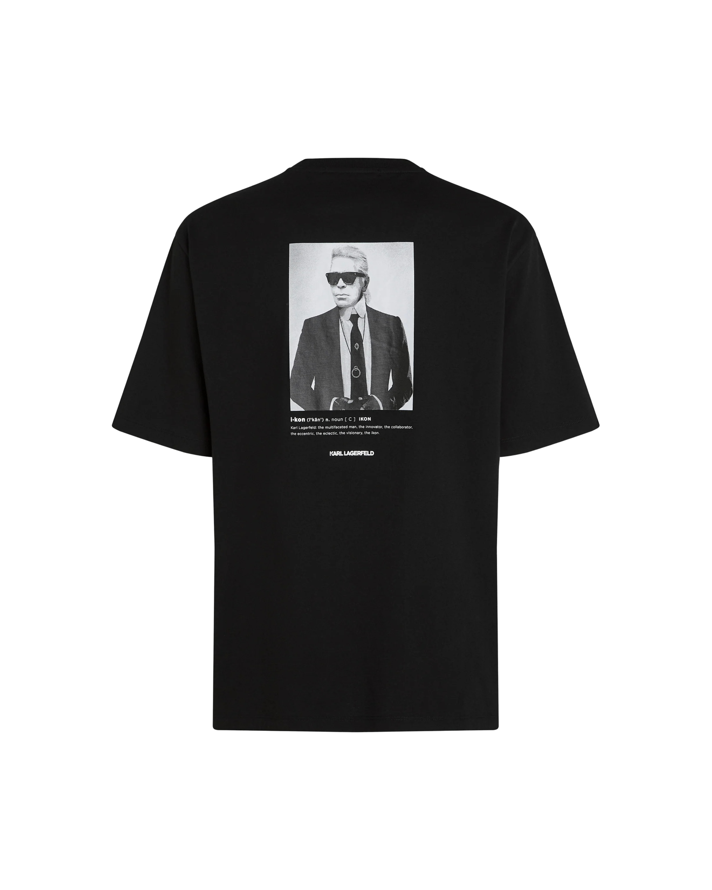 Karl Lagerfeld Portrait T-shirt - "Black"