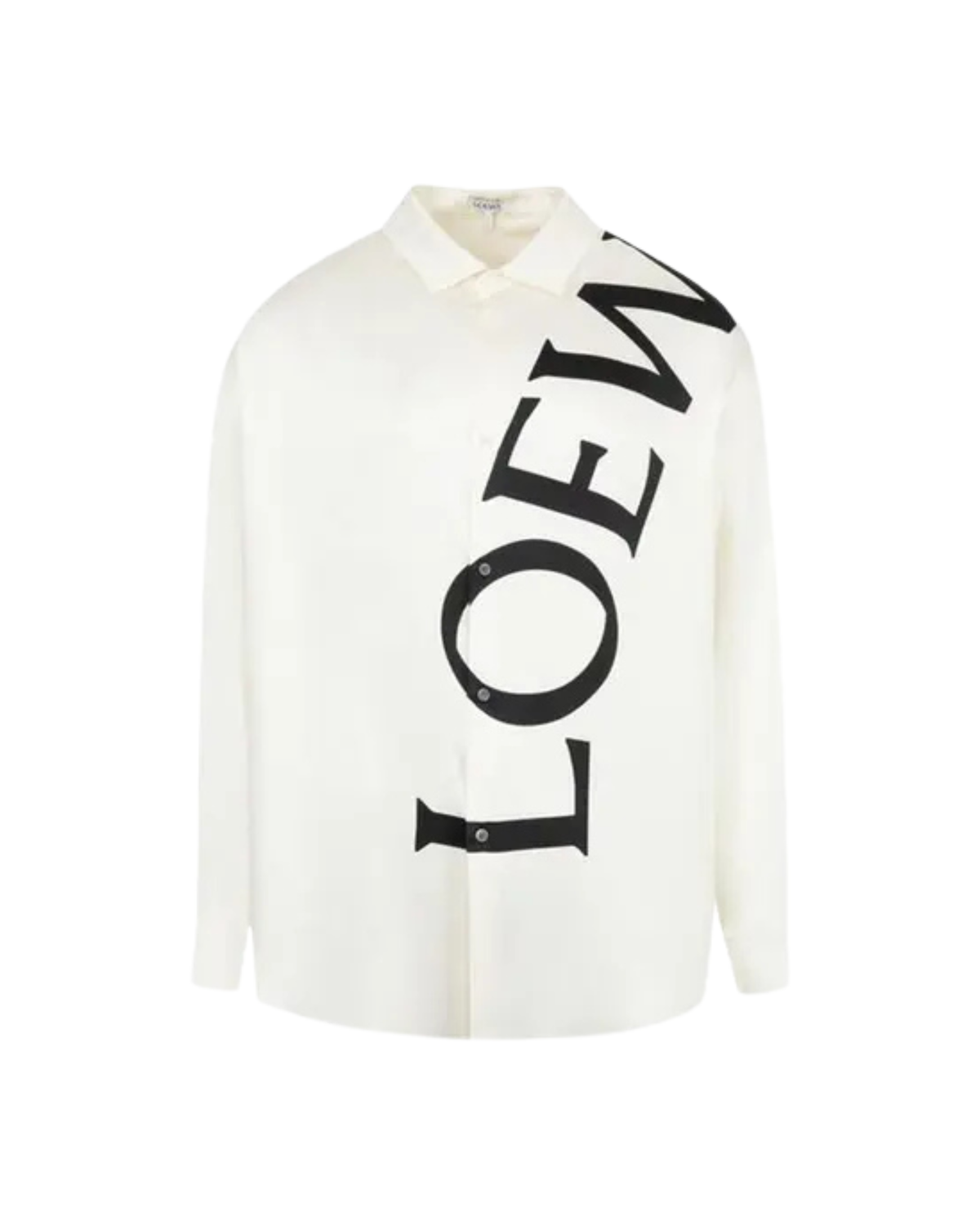 Loewe Long-Sleeve Silk Shirt - "White"