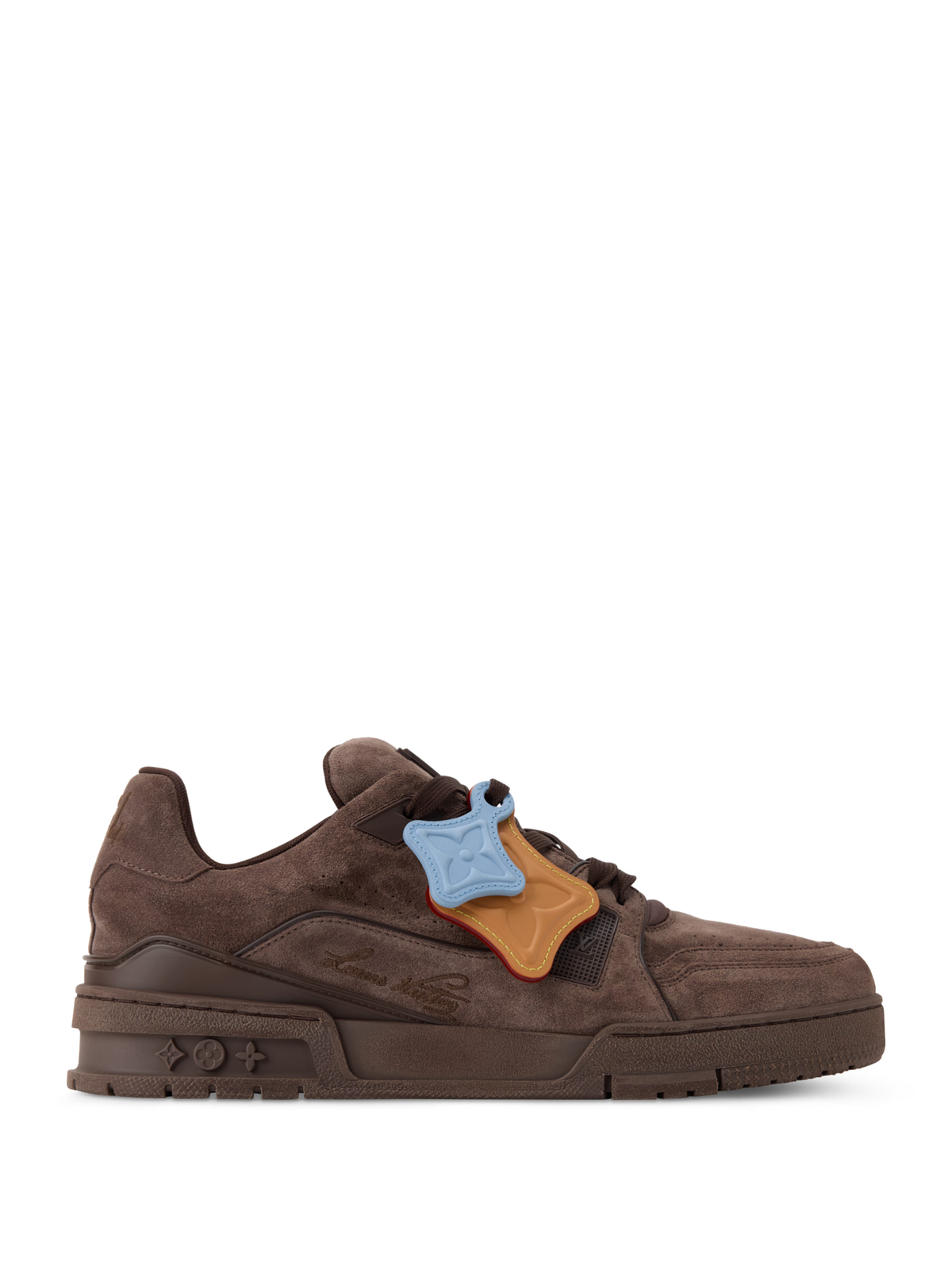 LV Trainer Distressed Sneaker - "Marron"