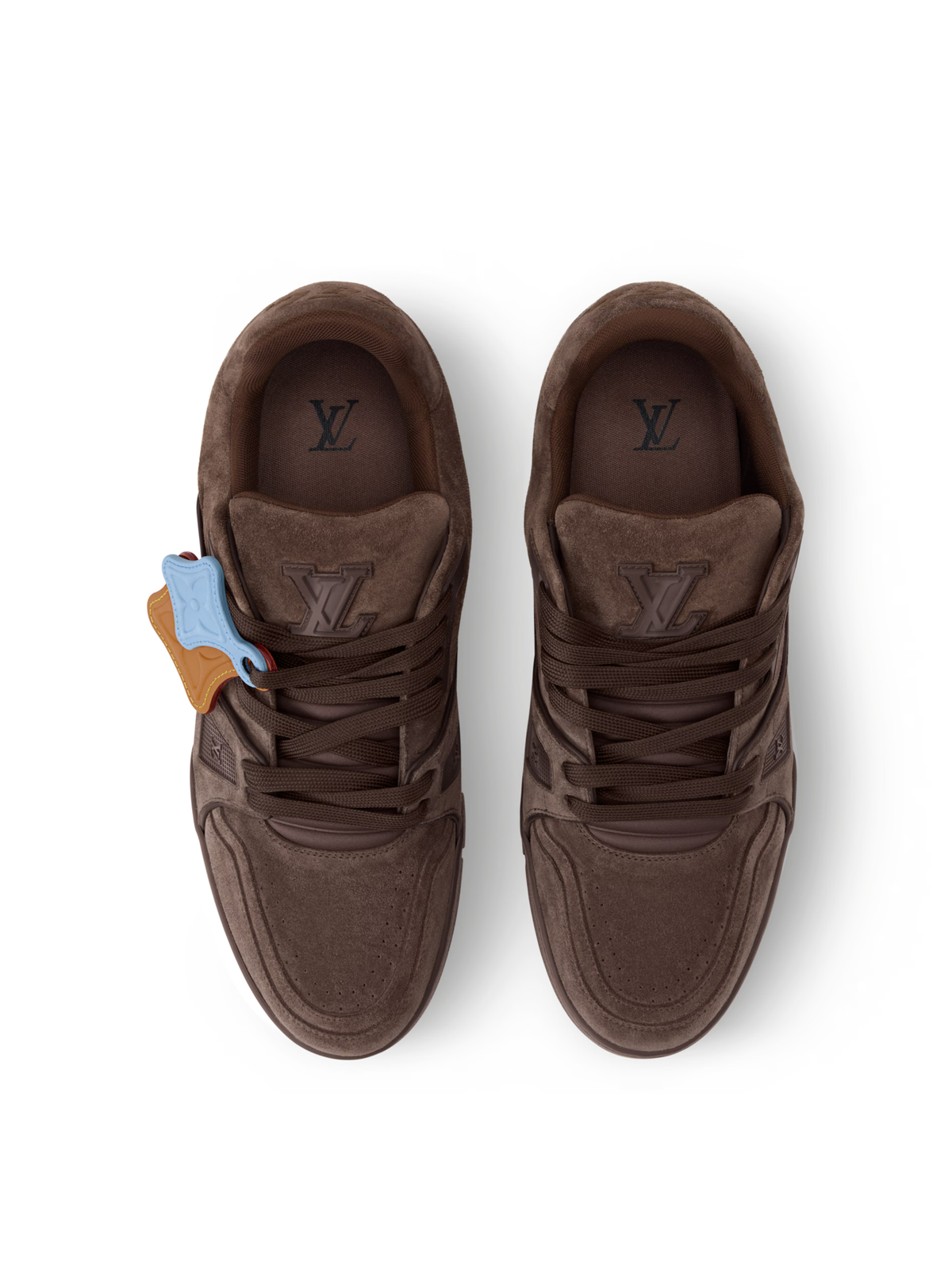 LV Trainer Distressed Sneaker - "Marron"
