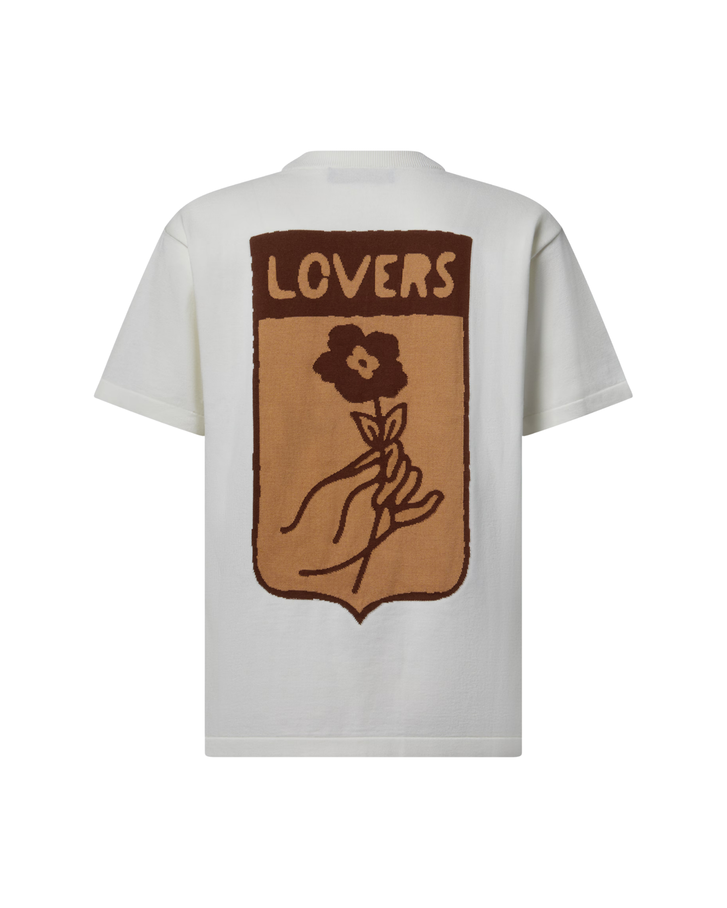 LV Graphic Short-Sleeved Crewneck - "White"