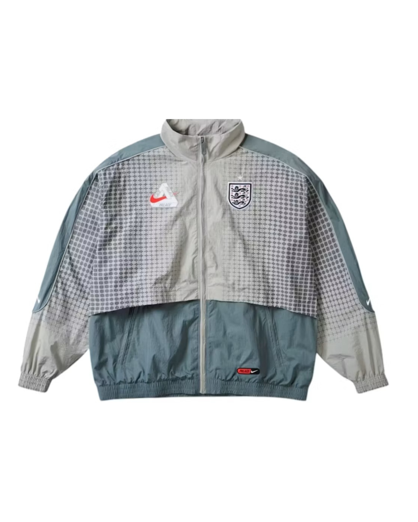 Palace x Nike England Track Jacket - "Pewter Grey/Cool Grey"