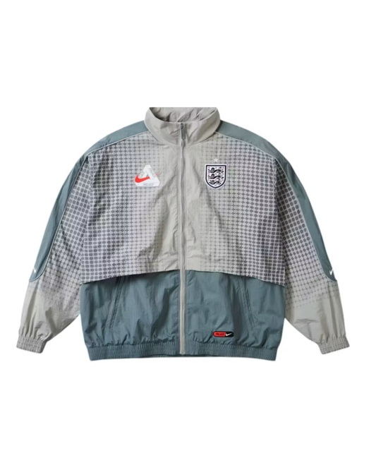 Palace x Nike England Track Jacket - "Pewter Grey/Cool Grey"
