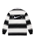 Supreme x Nike Stripe Rugby - "Black/White"