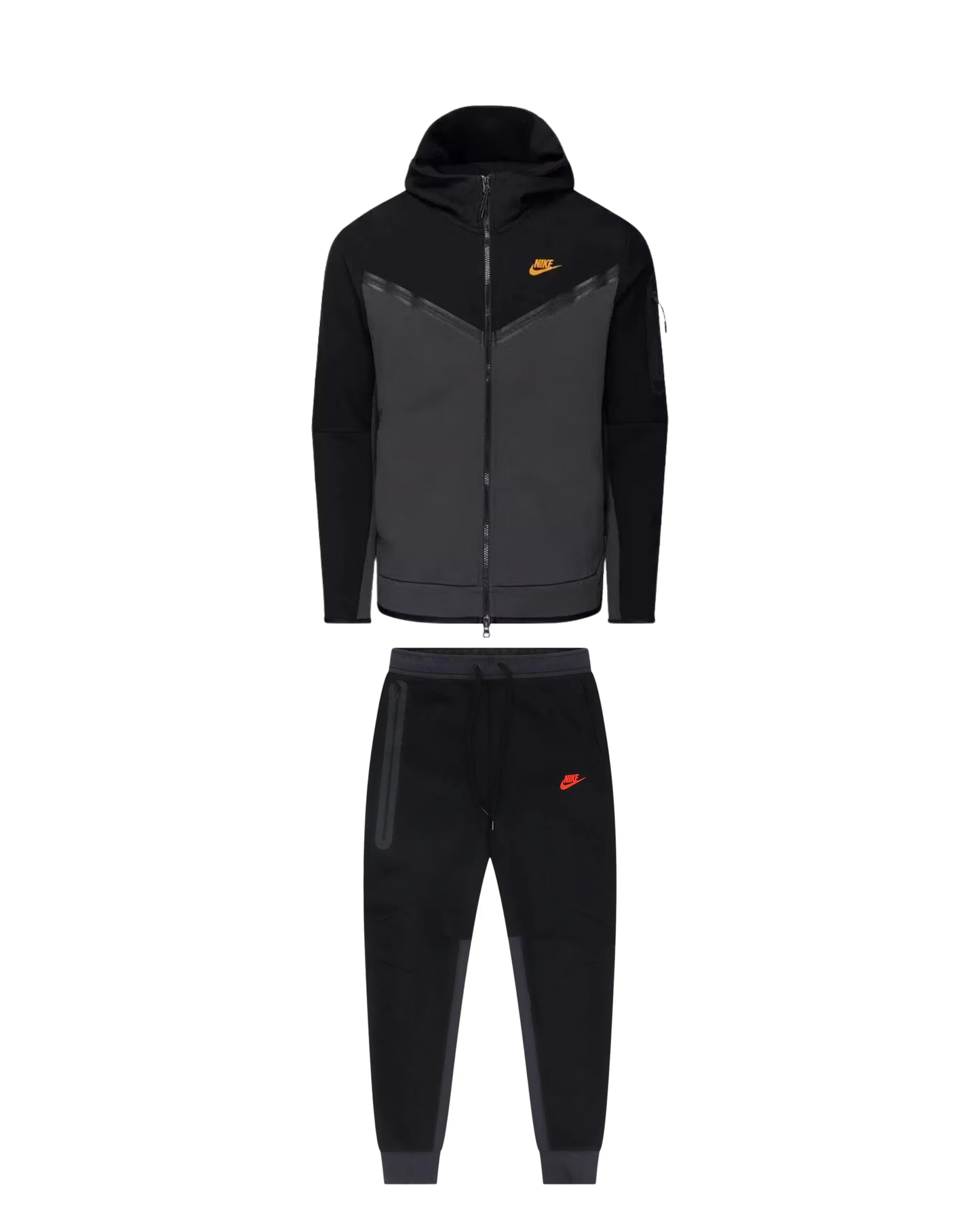 Nike Tech Fleece - "Black/Dark Smoke Grey"
