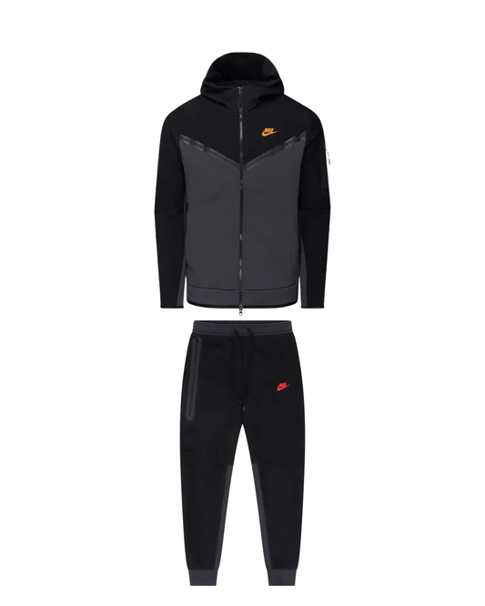 Nike Tech Fleece - "Black/Dark Smoke Grey"