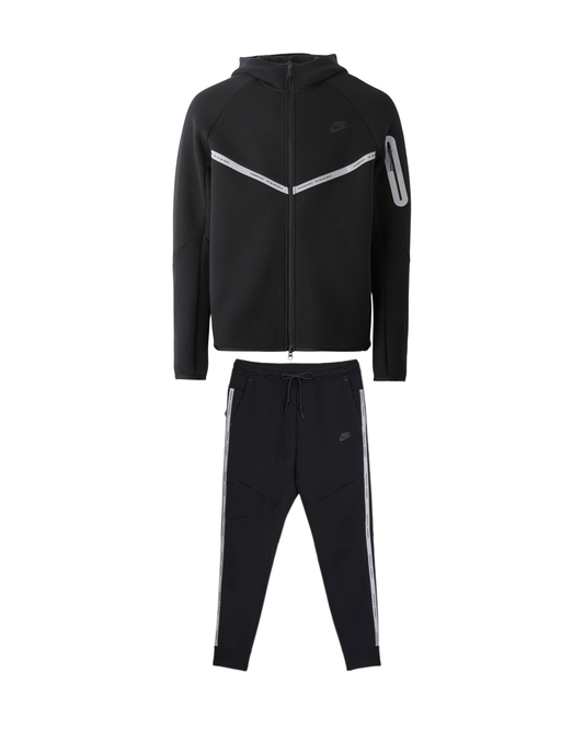 Nike Tech Fleece - "Reflective Black/White"