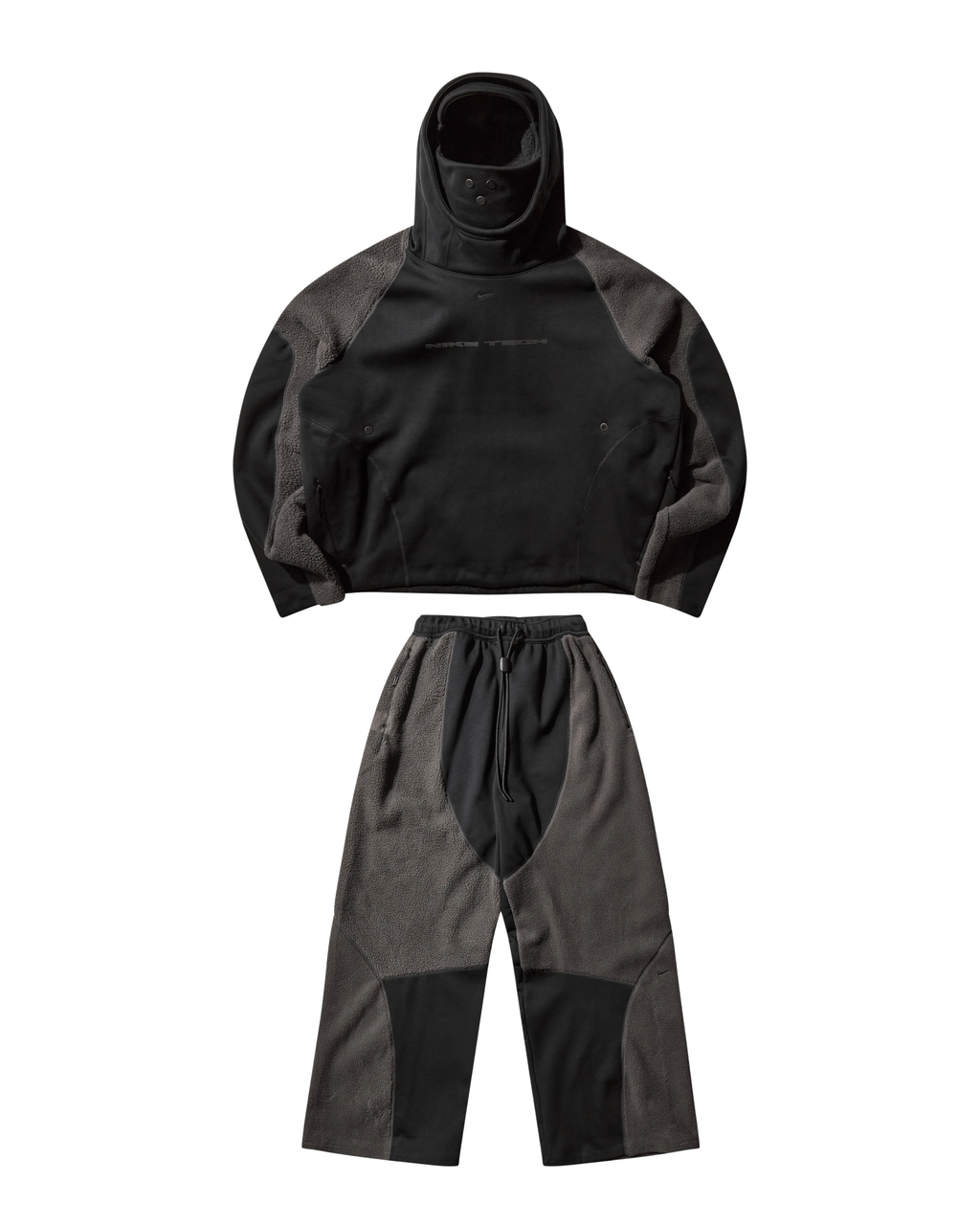 Nike Tech Fleece Boreas Oversized Set - "Black"