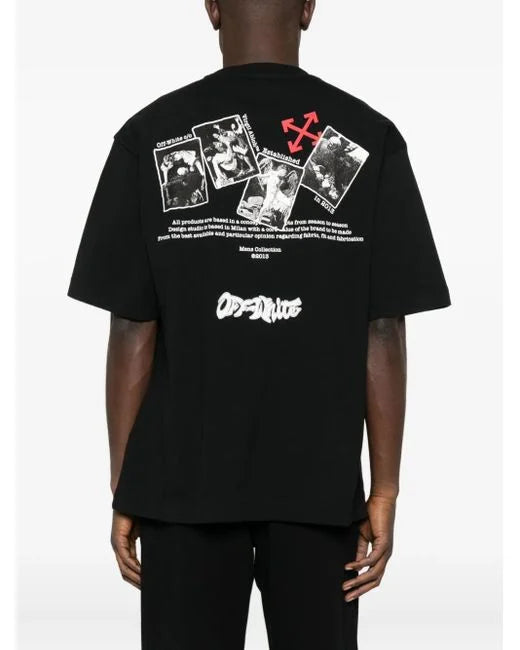 Off-White Art Print T-shirt - "Black"