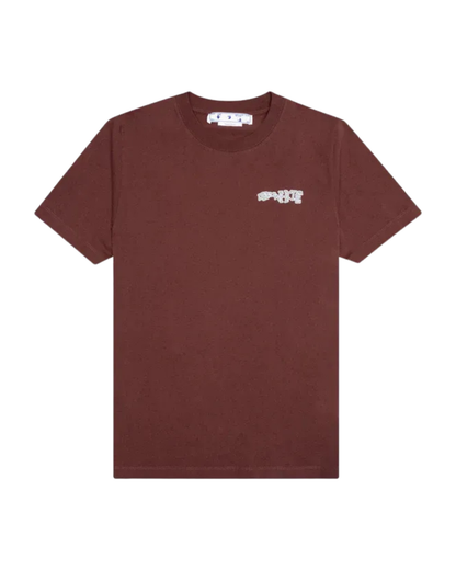 Off-White Graffiti Arrow T-Shirt - "Burgundy"