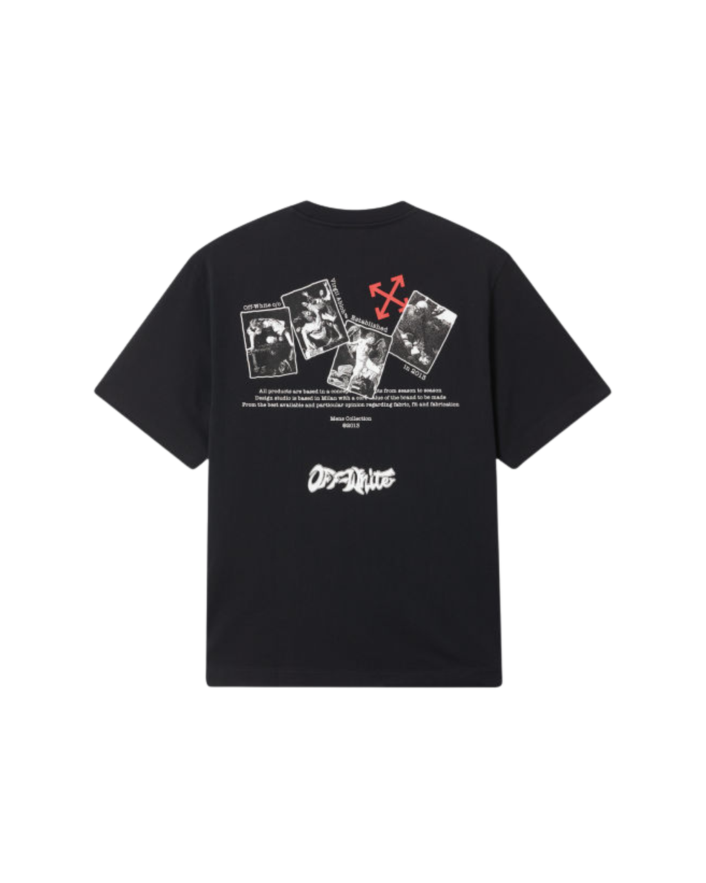 Off-White Art Print T-shirt - "Black"