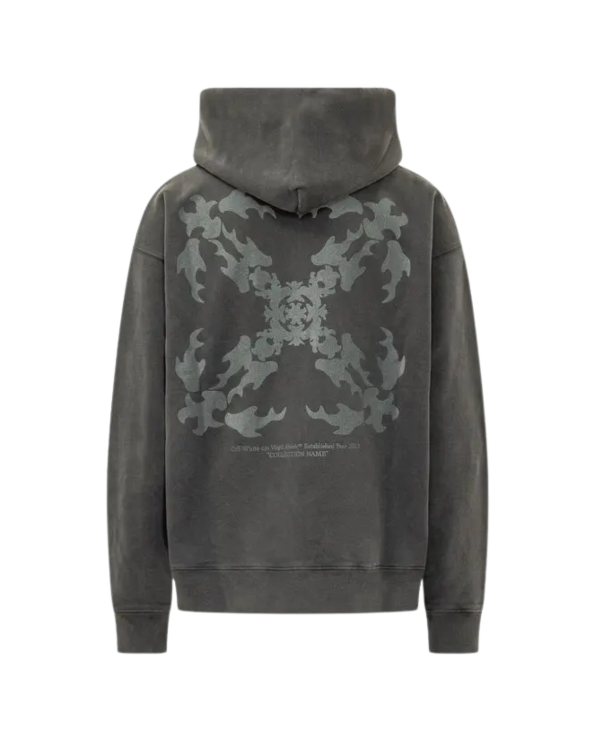 Off-White Rugs Arrow Hoodie - "Washed Black"