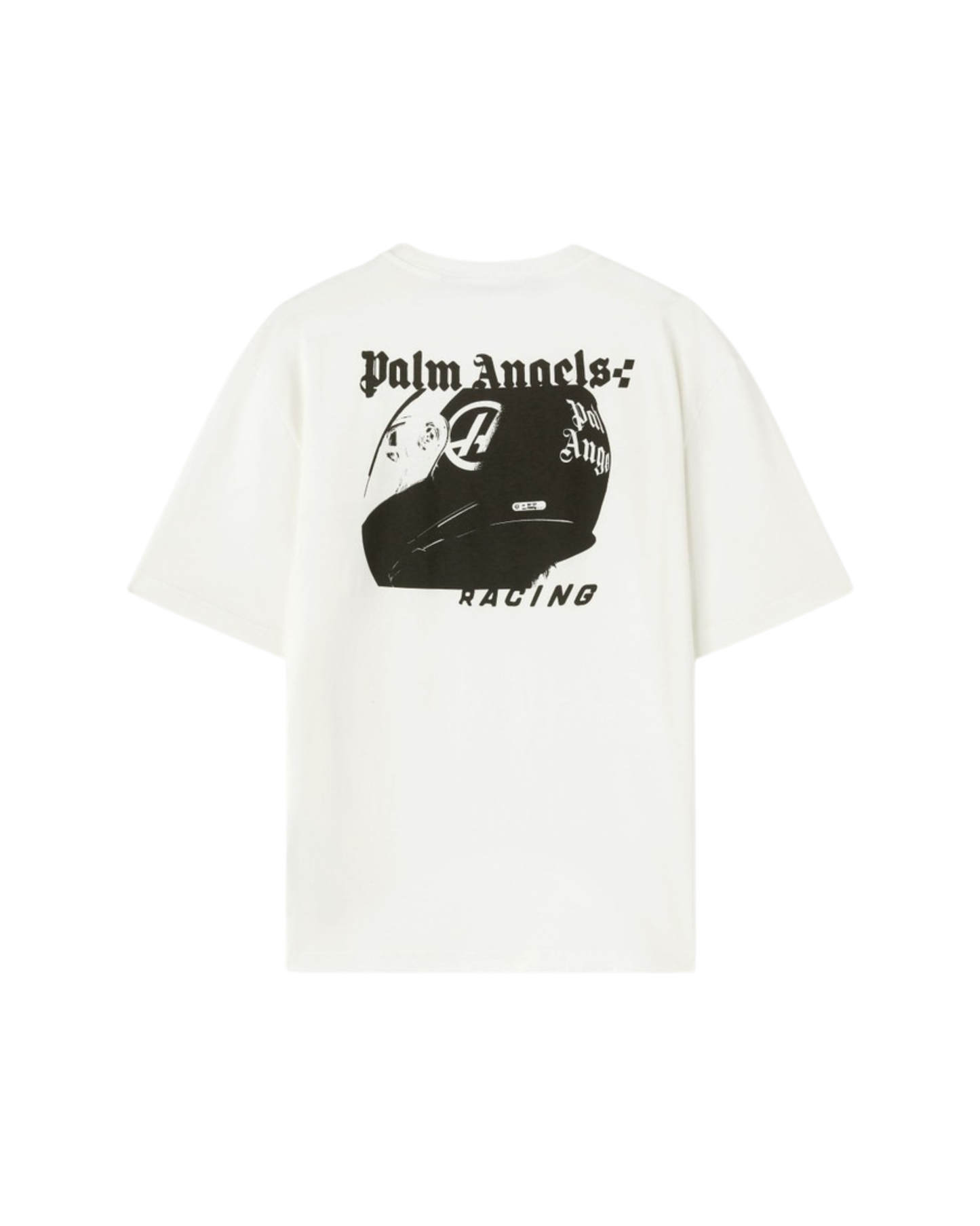 Palm Angels T-Shirt Racing Helmet - "White"