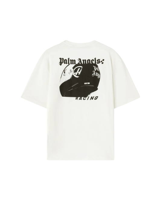 Palm Angels T-Shirt Racing Helmet - "White"