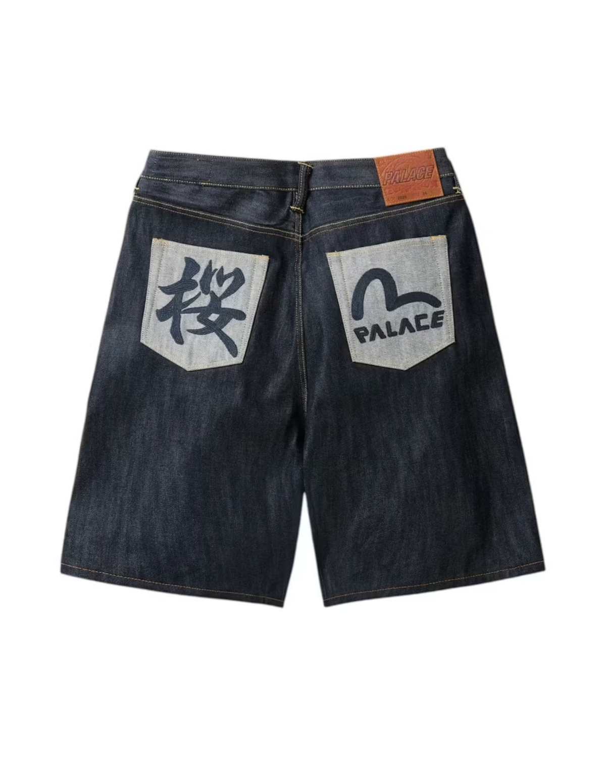 Palace x Evisu Long Denim Short - "Indigo"