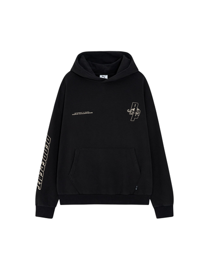 Represent x Puma Oversized Hoodie - "Black"
