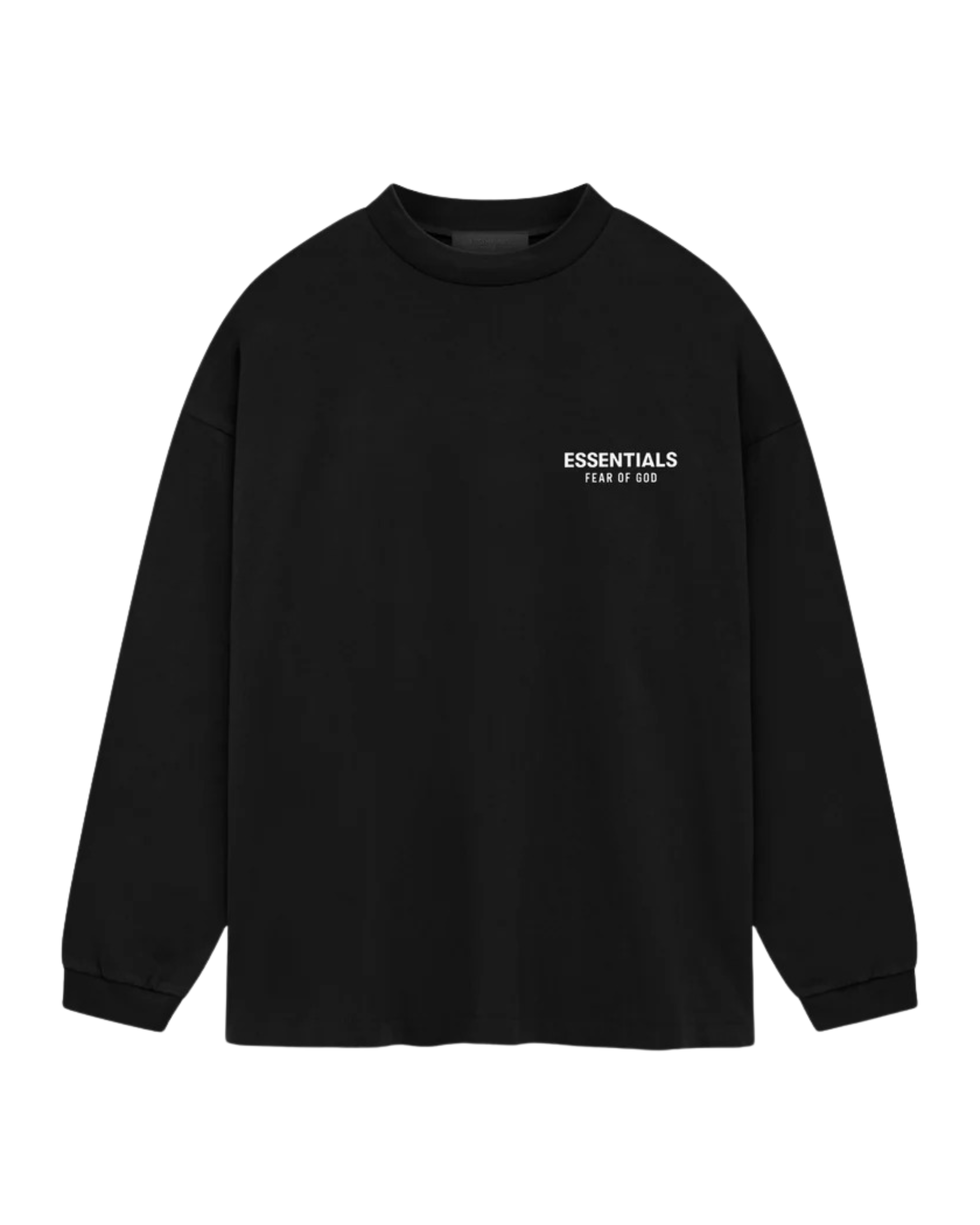 Fear of God Essentials Jersey Long Sleeve T-Shirt - "Black"