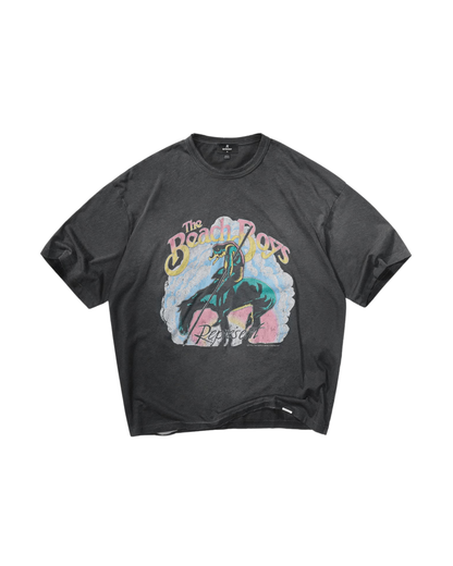 Represent x Beach Boys Endless Summer T-Shirt - "Stained Black"