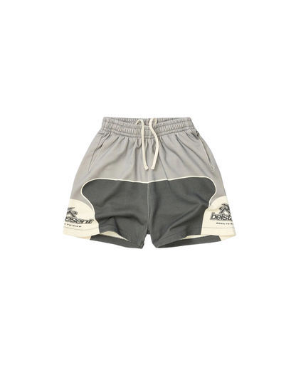 Represent X Belstaff Racing Shorts - "Dark Grey"