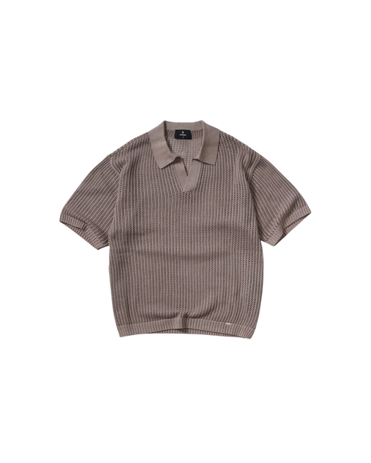 Represent Beverly Knit Polo - "Vintage Khaki"