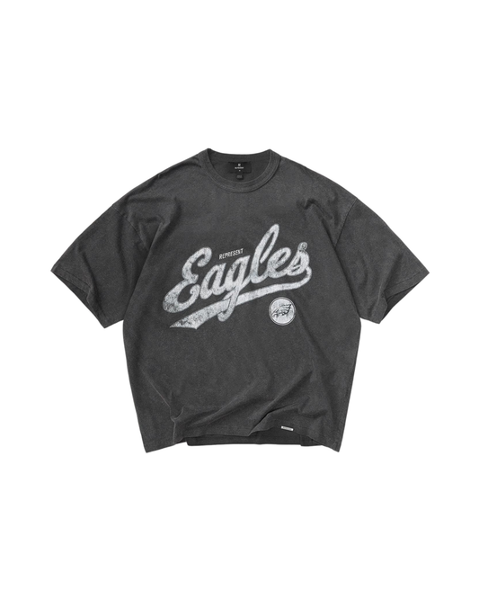 Represent x Philadelphia Eagles T-shirt - "Vintage Grey"